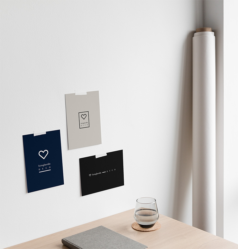 Living La Vida DECO Diseño de Identidad Corporativa