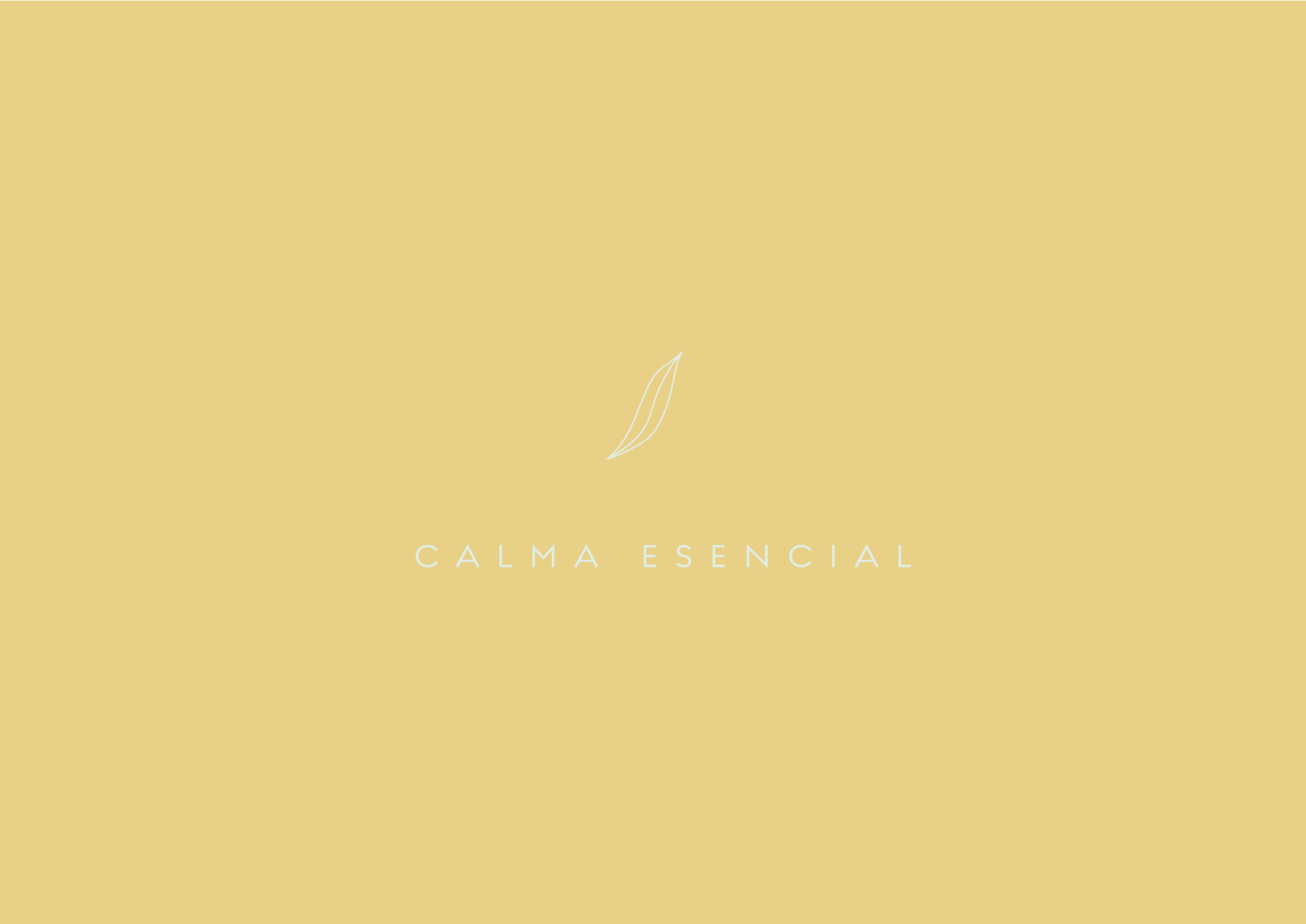 Diseño logotipo identidad corporativa Calma Esencial