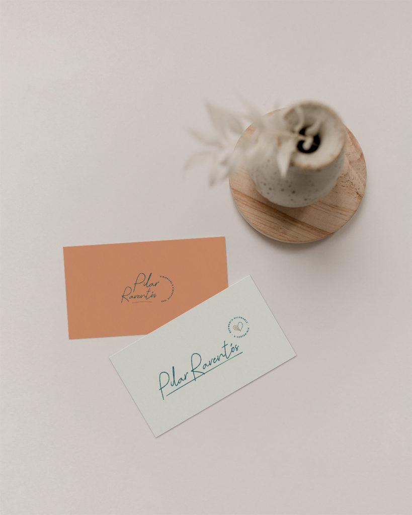 Diseño logotipo Pilar Raventós Economia Saludable