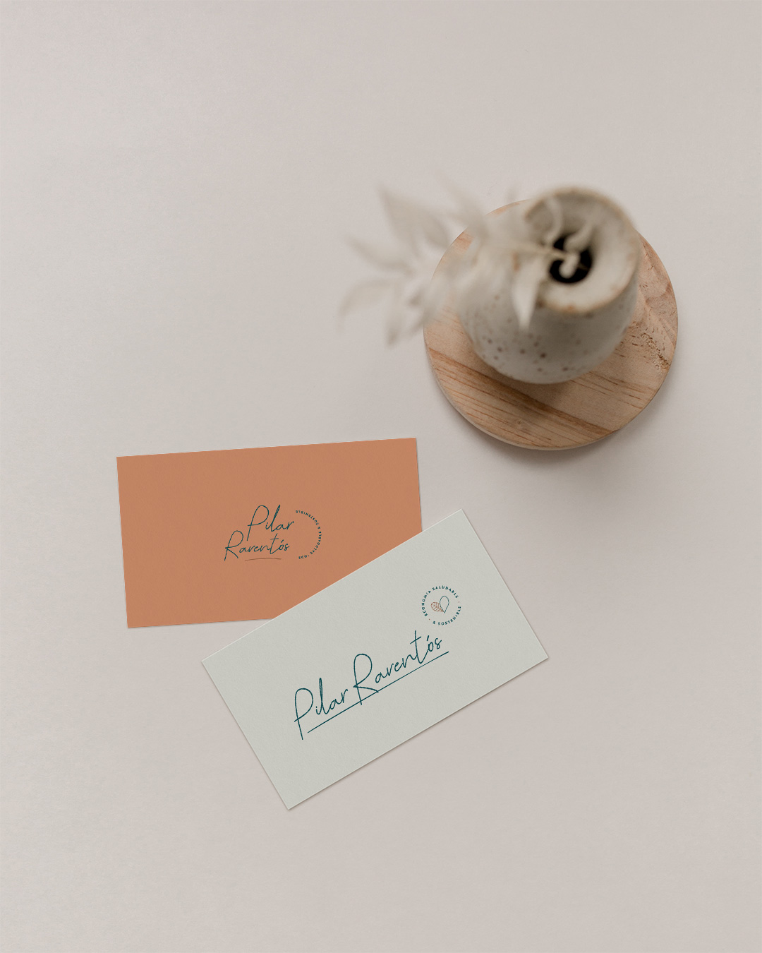 Diseño logotipo Pilar Raventós Economia Saludable