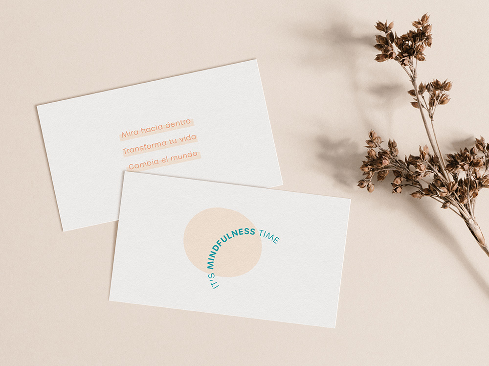 Diseño identidad Corporativa It's Mindfulness Time