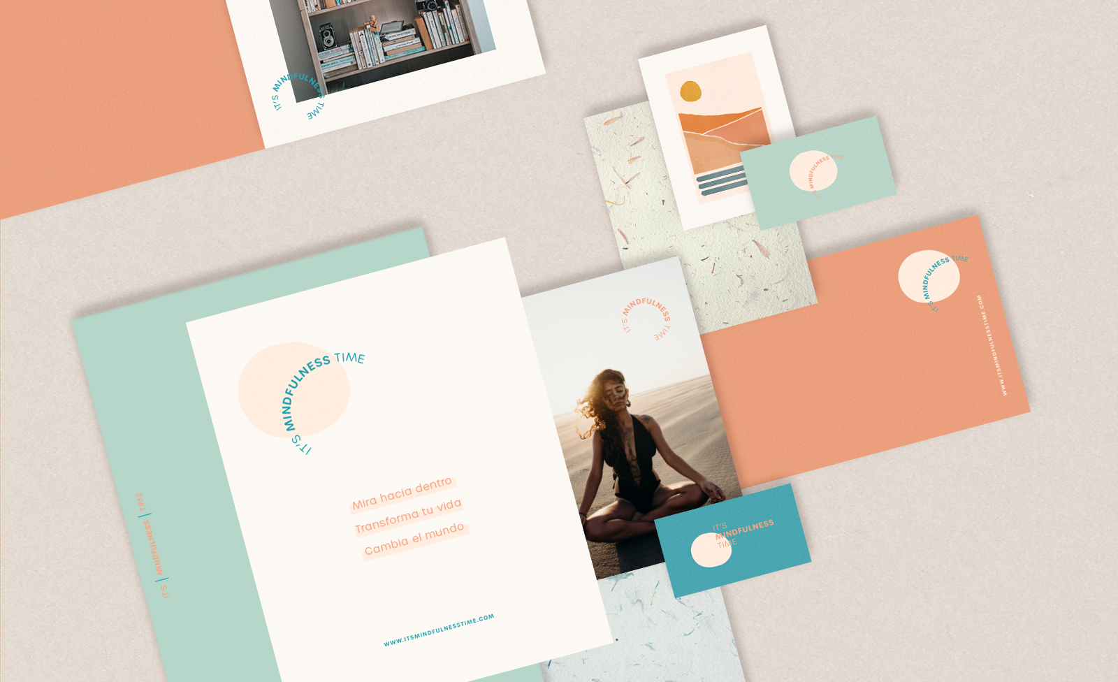 Sistema de identidad corporativa It’s Mindfulness Time