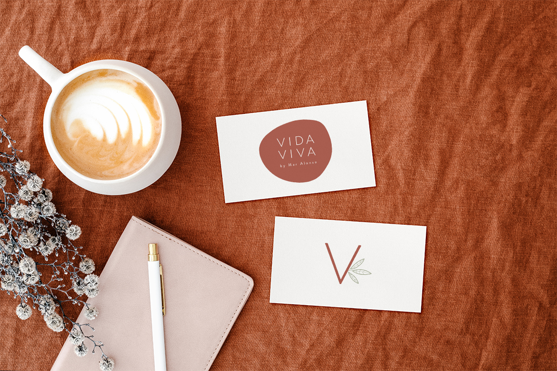 Diseño de Logotipo Viva Viva Mar Alonso Pilates
