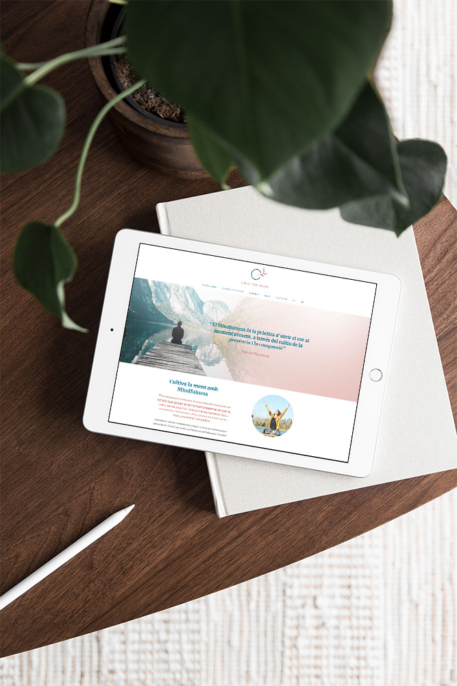 Diseño web Cristina Bubé Mindfulness
