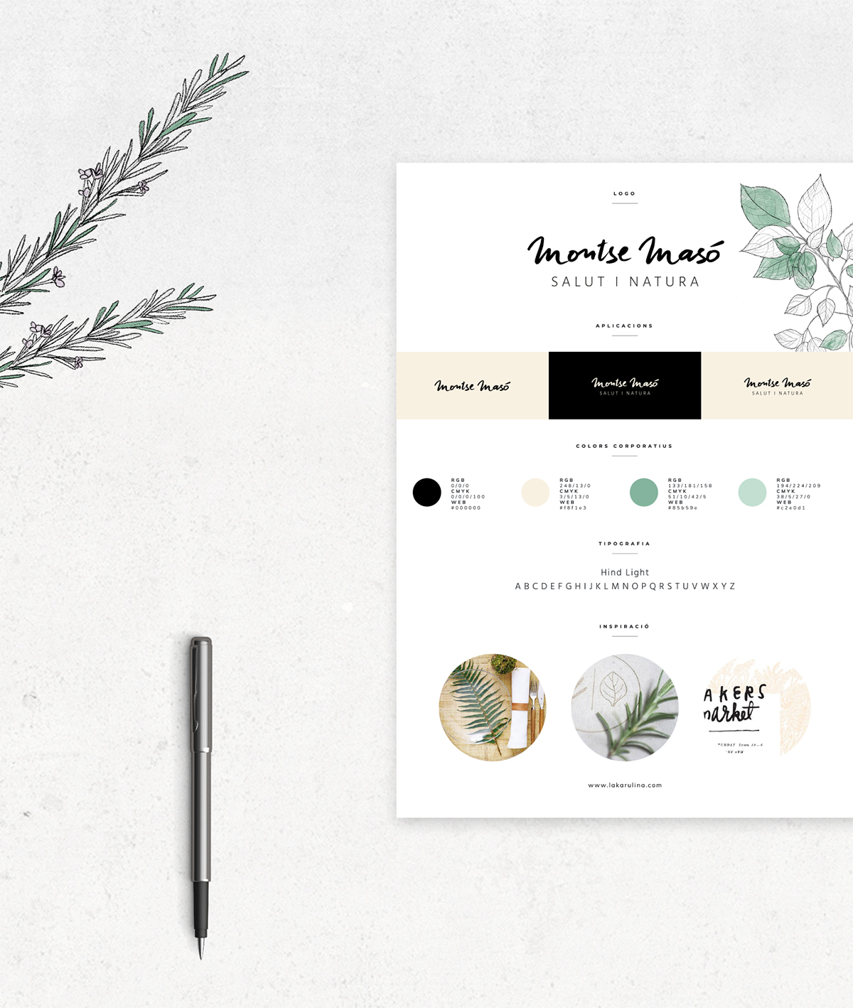 Diseño identidad corporativa Montse Masó