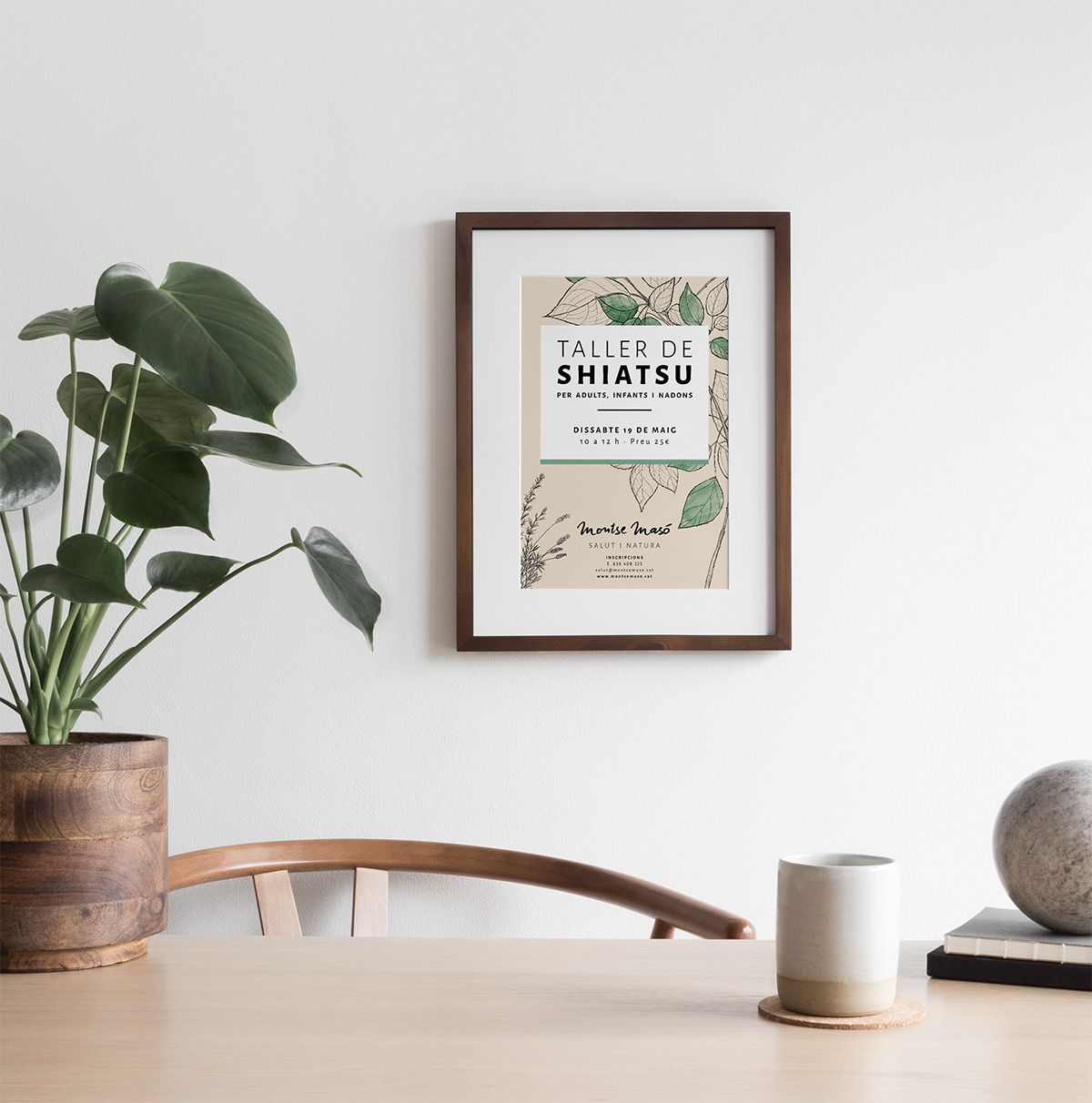 Diseño gráfico cartel corporativo