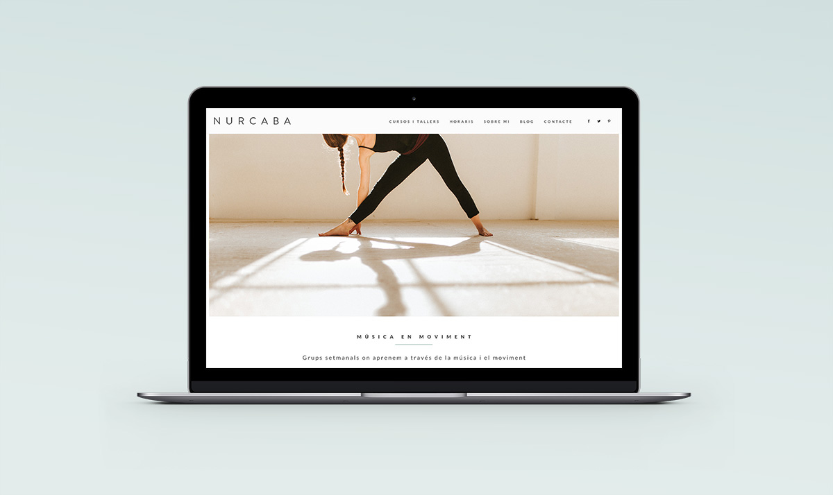 Diseño web Nurcaba Yoga