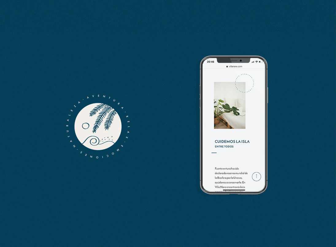 Diseño página web Villa Nare Fuerteventura