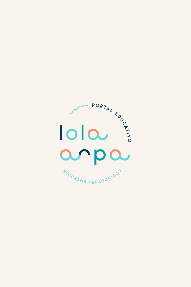 Diseño logotipo Lola Arpa Montesori