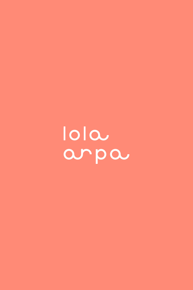 Diseño logotipo Lola Arpa Montesori