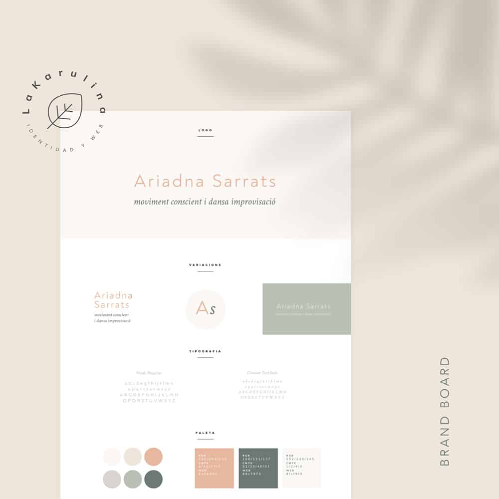 Brand Board diseño de Identidad Corporativa