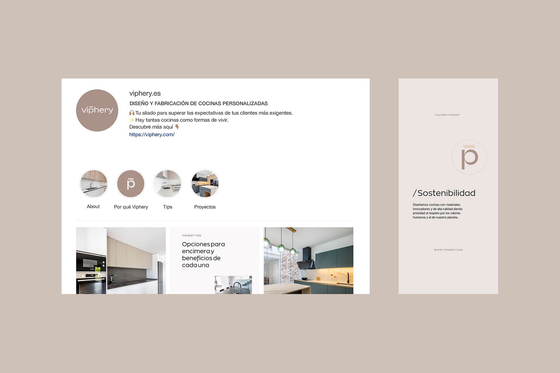 Estrategia visual y diseño de feed de Instagram para profesionales del sector reformas.