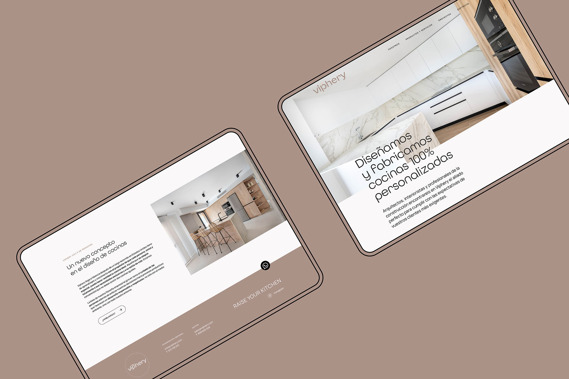 Diseño web estratégico y profesional para fabricante de cocinas a medida.