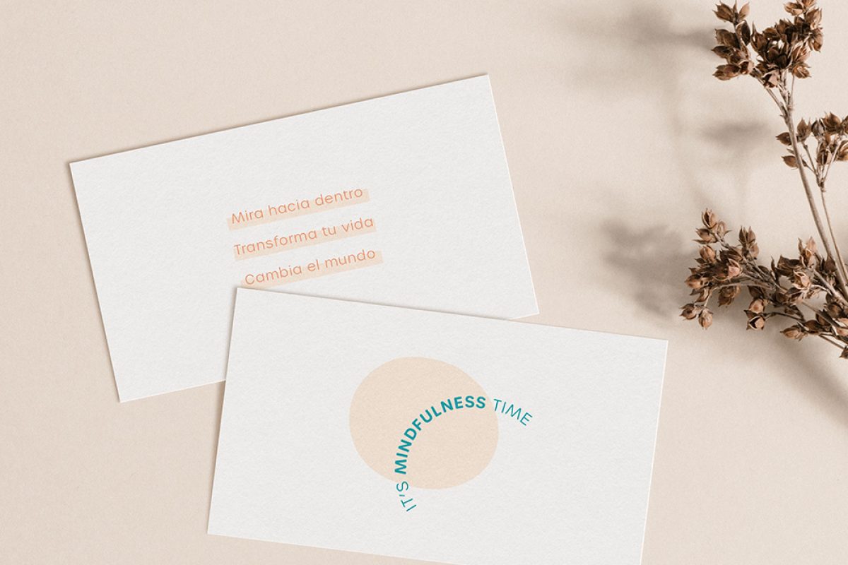 Diseño identidad Corporativa It's Mindfulness Time